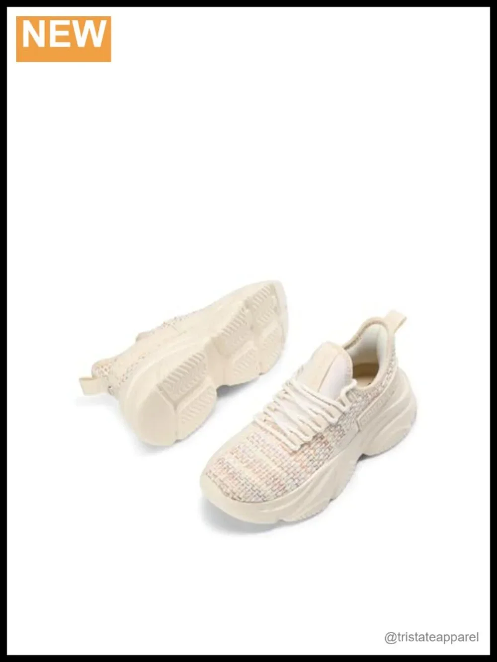 Women's Platform Chunky Sneakers Slip On Walking Shoes Lightweight Knit